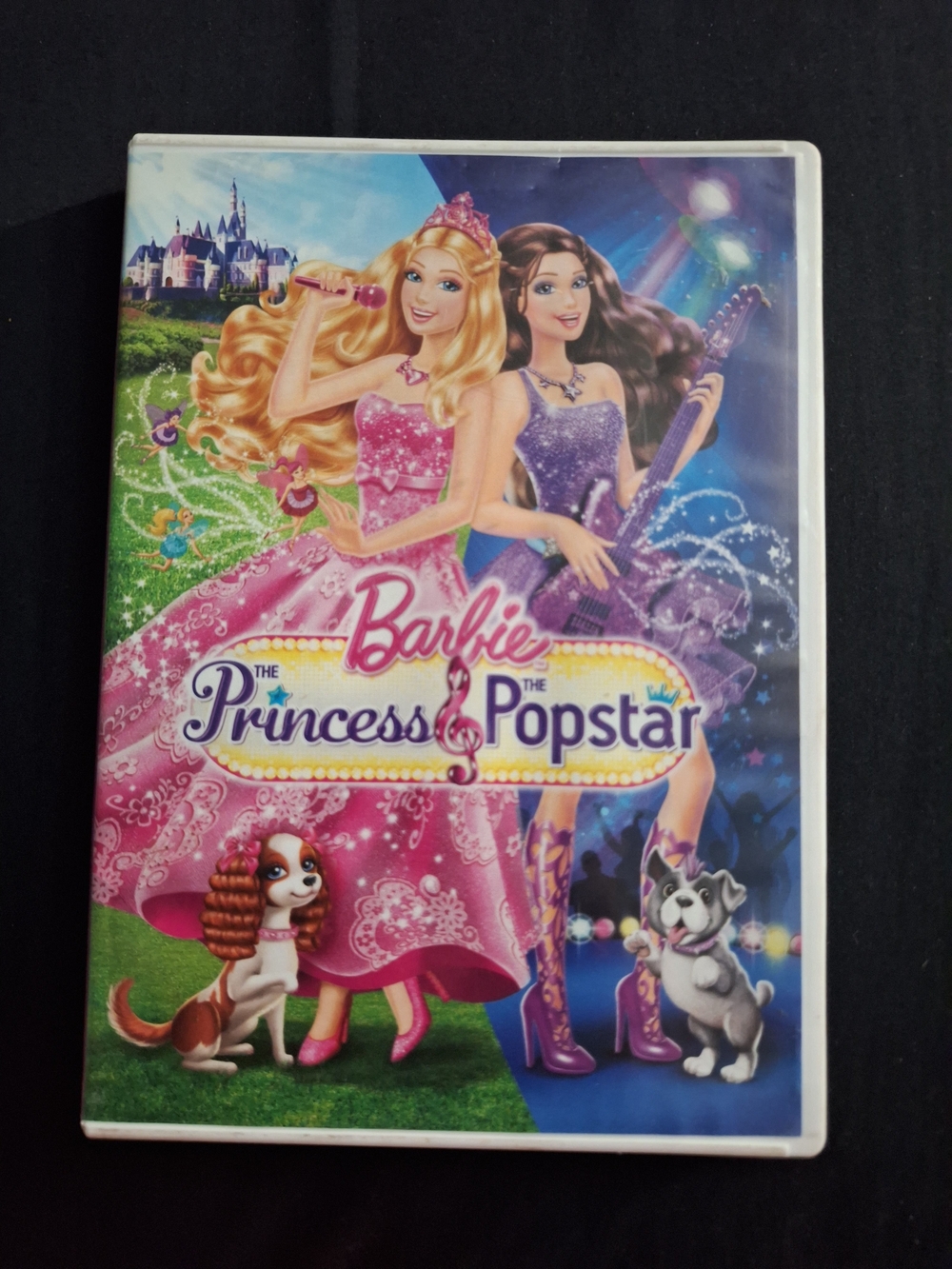 Universal Barbie The Princess & The Popstar DVD - Pink & Purple Cover